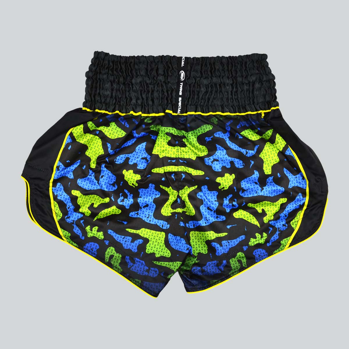 Twins Atlas Muay Thai Shorts Black/Blue/Green