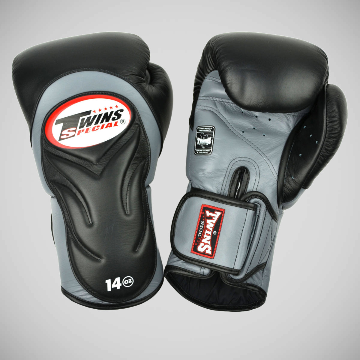 Twins BGVL6 Deluxe Sparring -Handschuhe schwarz/grau
