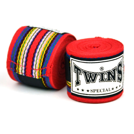 Twins CH2 Premium Cotton Hand Wraps Red