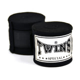 Twins CH5 Premium Elastic 5m Hand Wraps Black