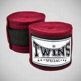 Twins CH5 Premium Elastic 5m Hand Wraps Maroon