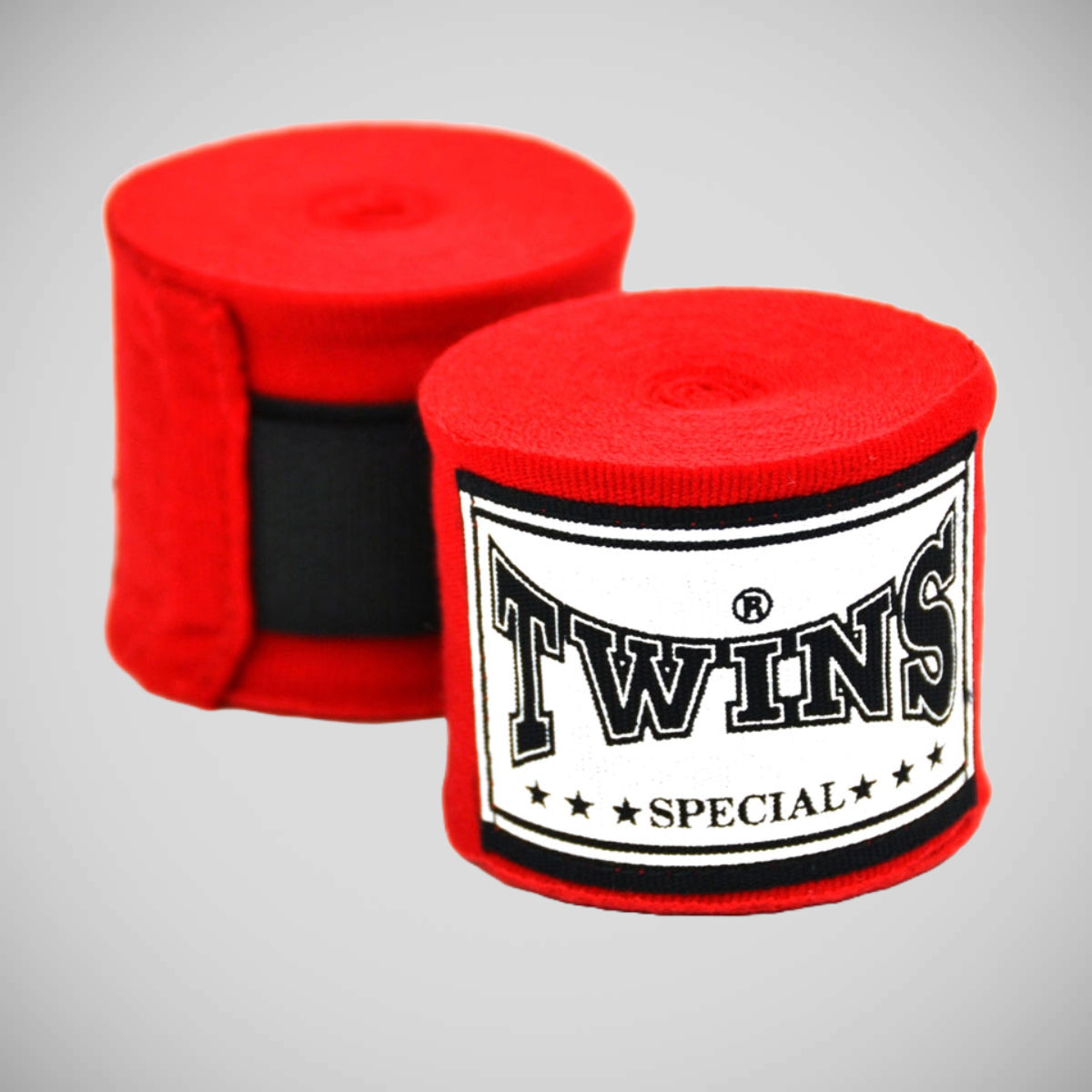 Twins CH5 Premium Elastic 5m Hand Wraps Red from Made4Fighters