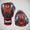 Twins FBGVL3-58 Kabuki Boxing Gloves Black/Red