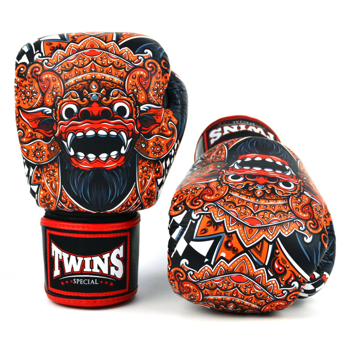 Twins FBGVL3-59 Barong Box-Handschuhe schwarz/rot