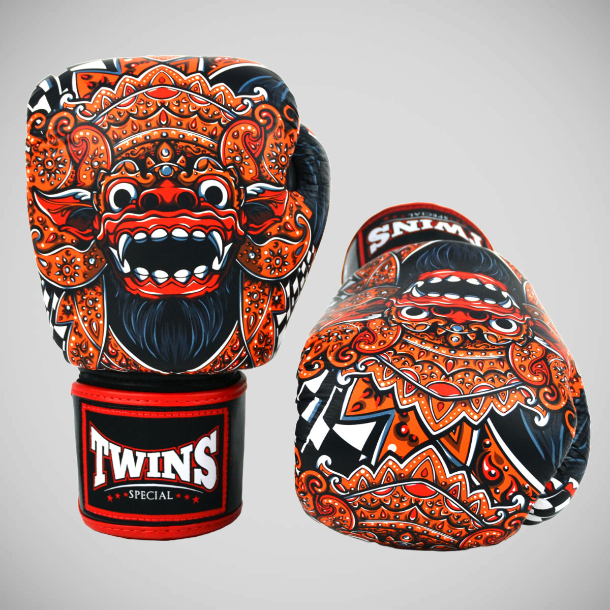 Twins FBGVL3-59 Barong Box-Handschuhe schwarz/rot