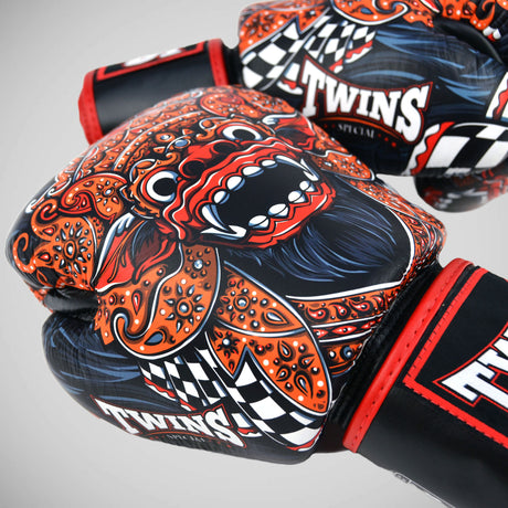 Twins FBGVL3-59 Barong Boxing Gloves Black/Red