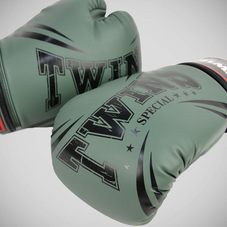 Twins FBGVDM3-TW6 Synthetic Boxing Gloves Olive