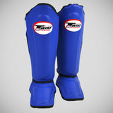Twins SGS10 Double Padded Shin Pads Blue/Black