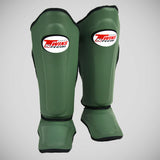 Twins SGS10 Çift Yastıklı Shin Pedleri Zeytin/Siyah