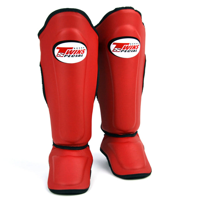 Twins SGS10 Double Padded Shin Pads Red/Black