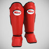 Twins SGS10 Double Padded Shin Pads Red/Black