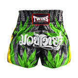 Twins TBS54 gräs Muay Thai Shorts Green
