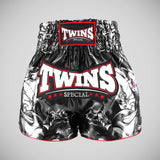 Twins TBS58 Kabuki Muay Thai Shorts svart