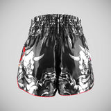 Twins TBS58 Kabuki Muay Thai Shorts svart