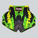 Twins TBS61-CA Candy Muay Thai Shorts schwarz/grün