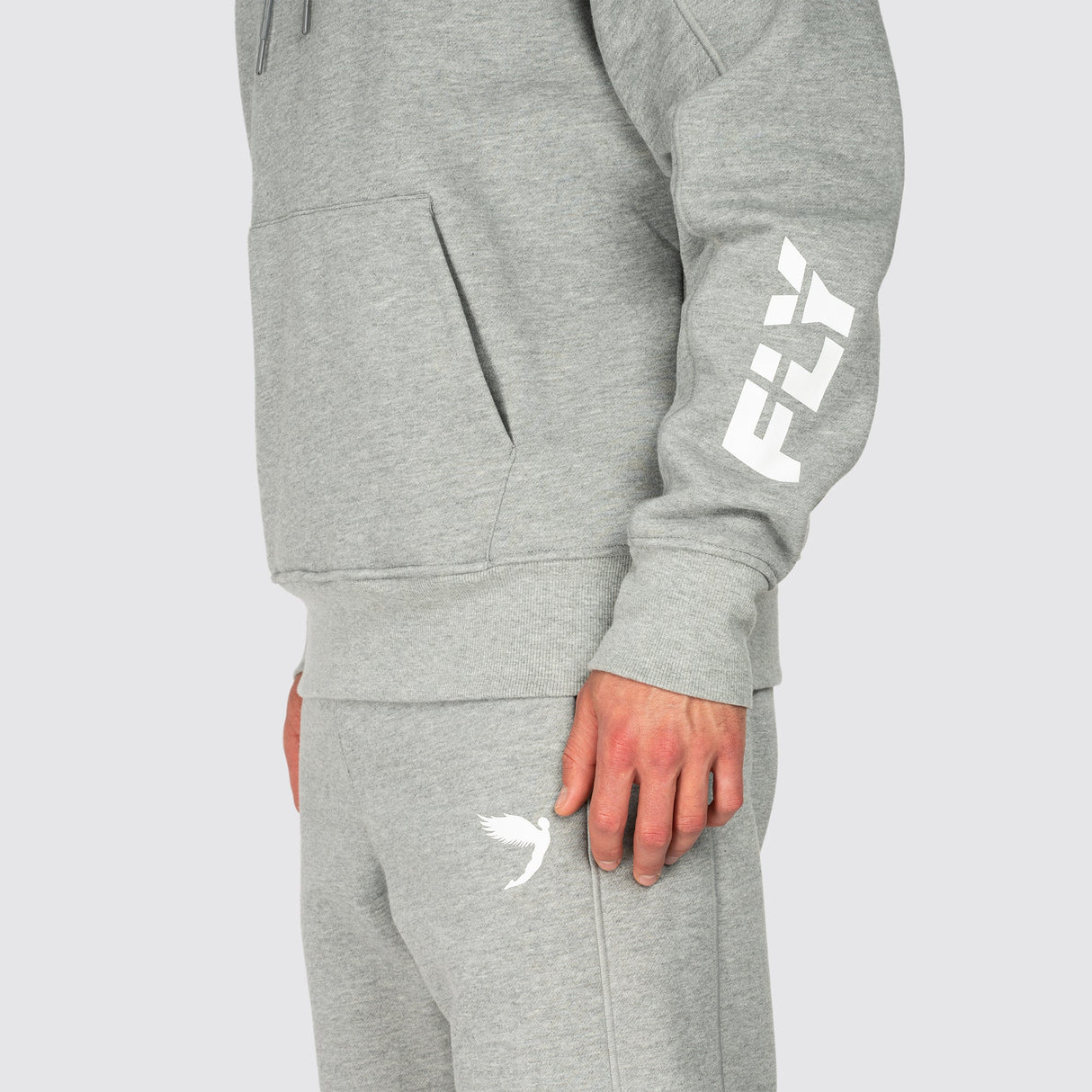 Fly Undisputed Relaxed Fit Hoodie Grey