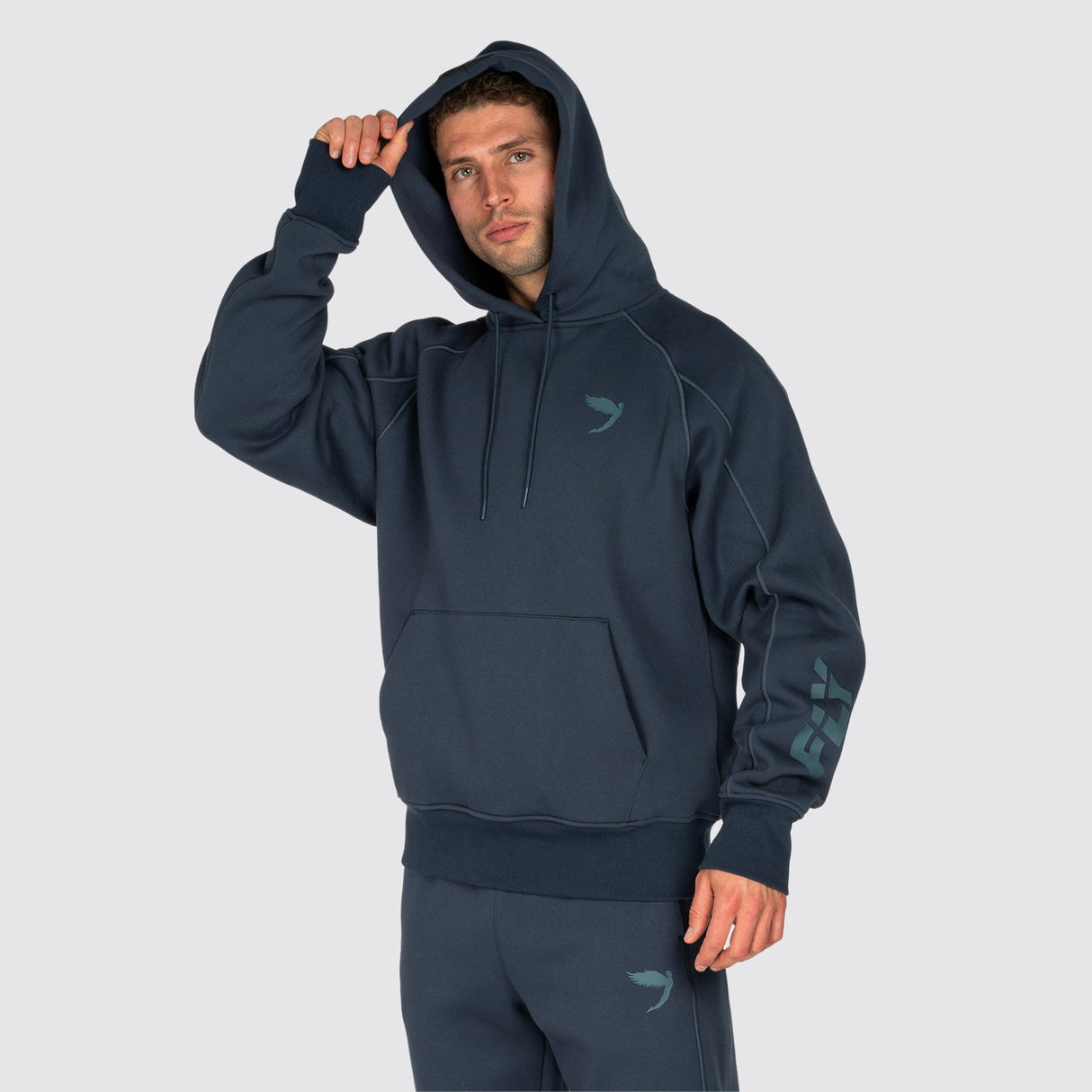 Fly Undisputed Relaxed Fit Hoodie Navy