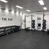Sprung 20mm PRO Interlocking Rubber Gym Tiles - Black