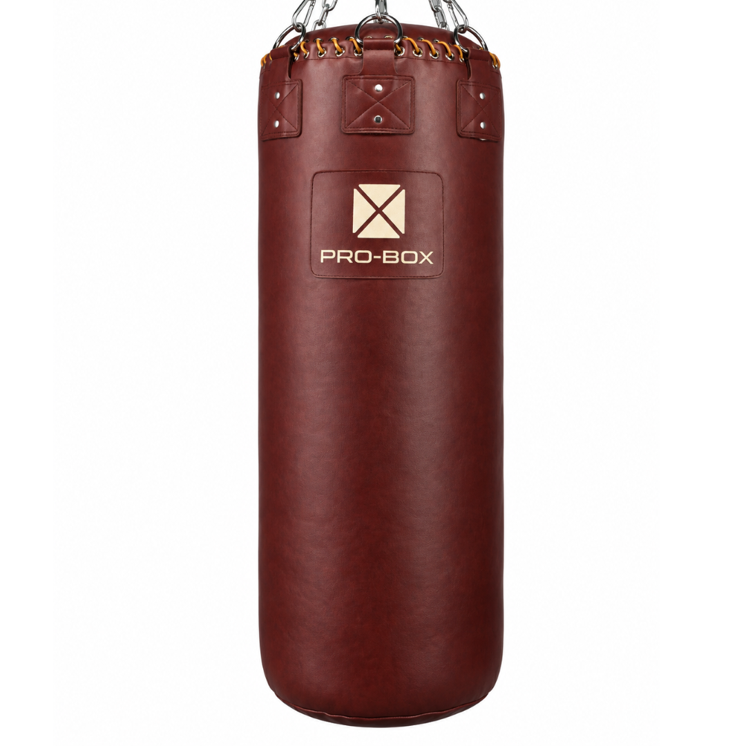 Pro-Box Heritage 4ft Jumbo Punch Bag & Chain Oxblood