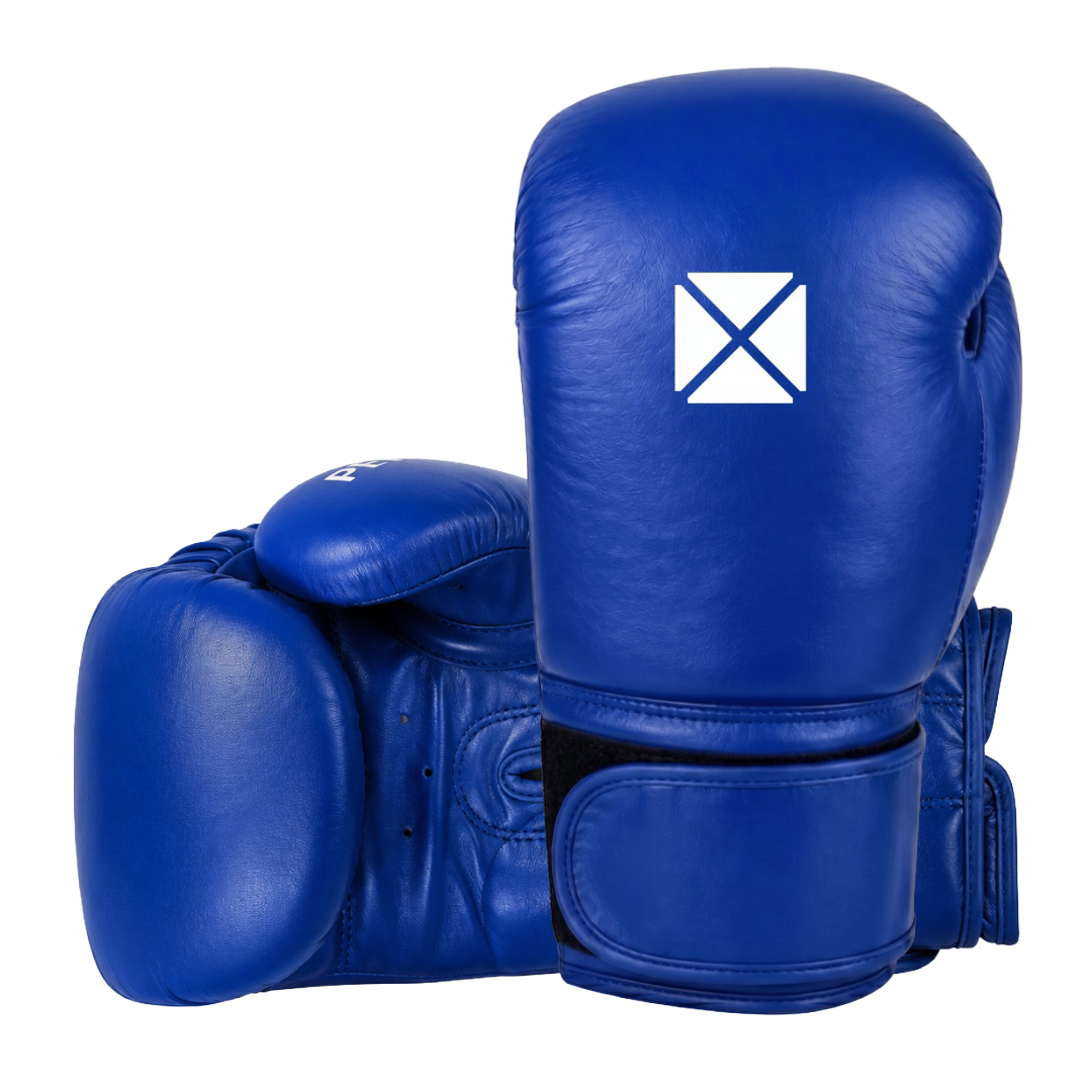 Pro-Box Leather Essential Boxing Gloves Blue