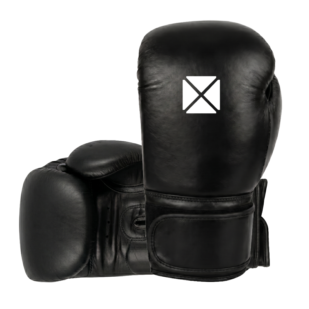 Pro-Box Leather Essential Boxing Gloves Black