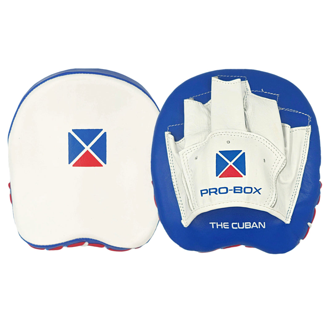 Pro-Box Leather Cuban Speed Pads Red/White/Blue