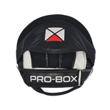 Pro-Box Round Leather Hook & Jab Pads Black/White