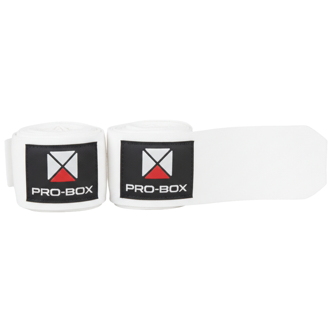 Pro-Box Junior Stretch Hand Wraps White