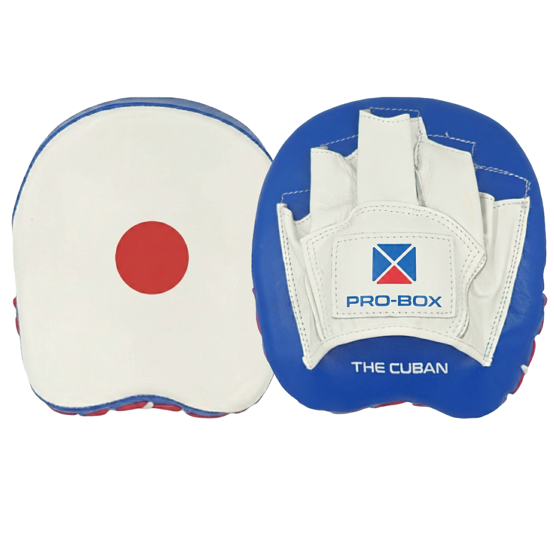 Pro-Box Leather Cuban Speed Pads Red/White/Blue