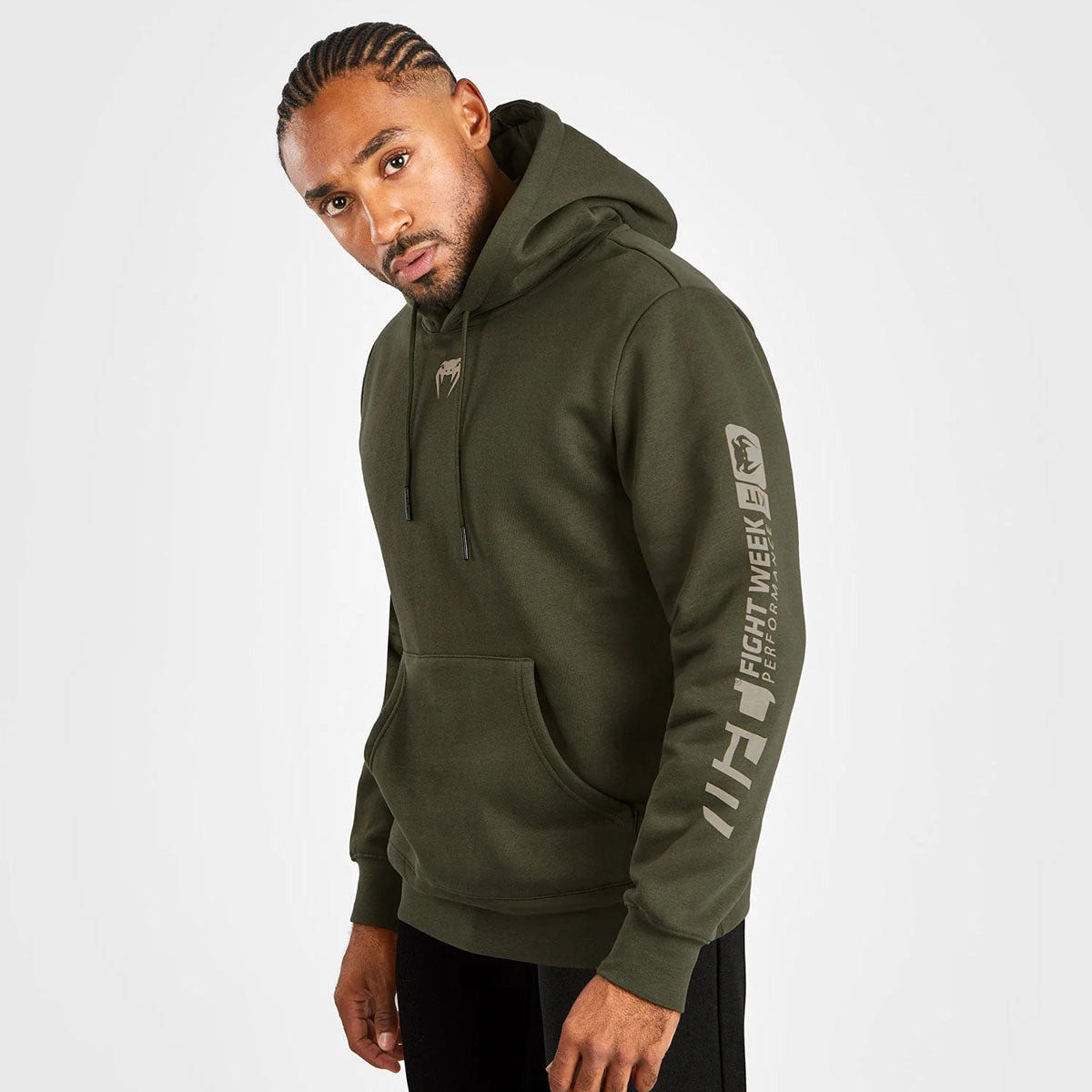 Khaki/Bronze Venum UFC Adrenaline Authentic Fight Week Hoodie   