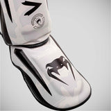 White/Camo Venum Elite Shin Guards   