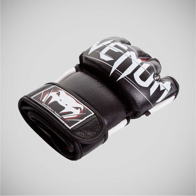 Venum Undisputed 2.0 Leather MMA Fight Gloves Black/White