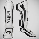 Venum Elite Shin Guards White/Camo