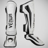 Venum Elite Shin Guards White/Camo