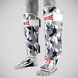 Grey/White Sandee Sport Slim Camo Shin Guards   