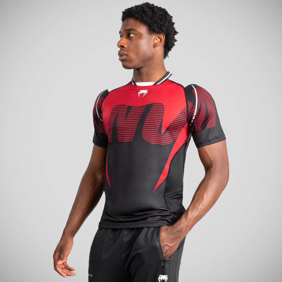 Venum Adrenalina camiseta de tecnología seca negra/rojo