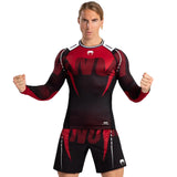 Venum Adrenaline Long Sleeve Rash Guard Black/Red