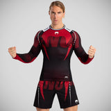 Venum Adrenaline Long Sleeve Rash Guard Black/Red