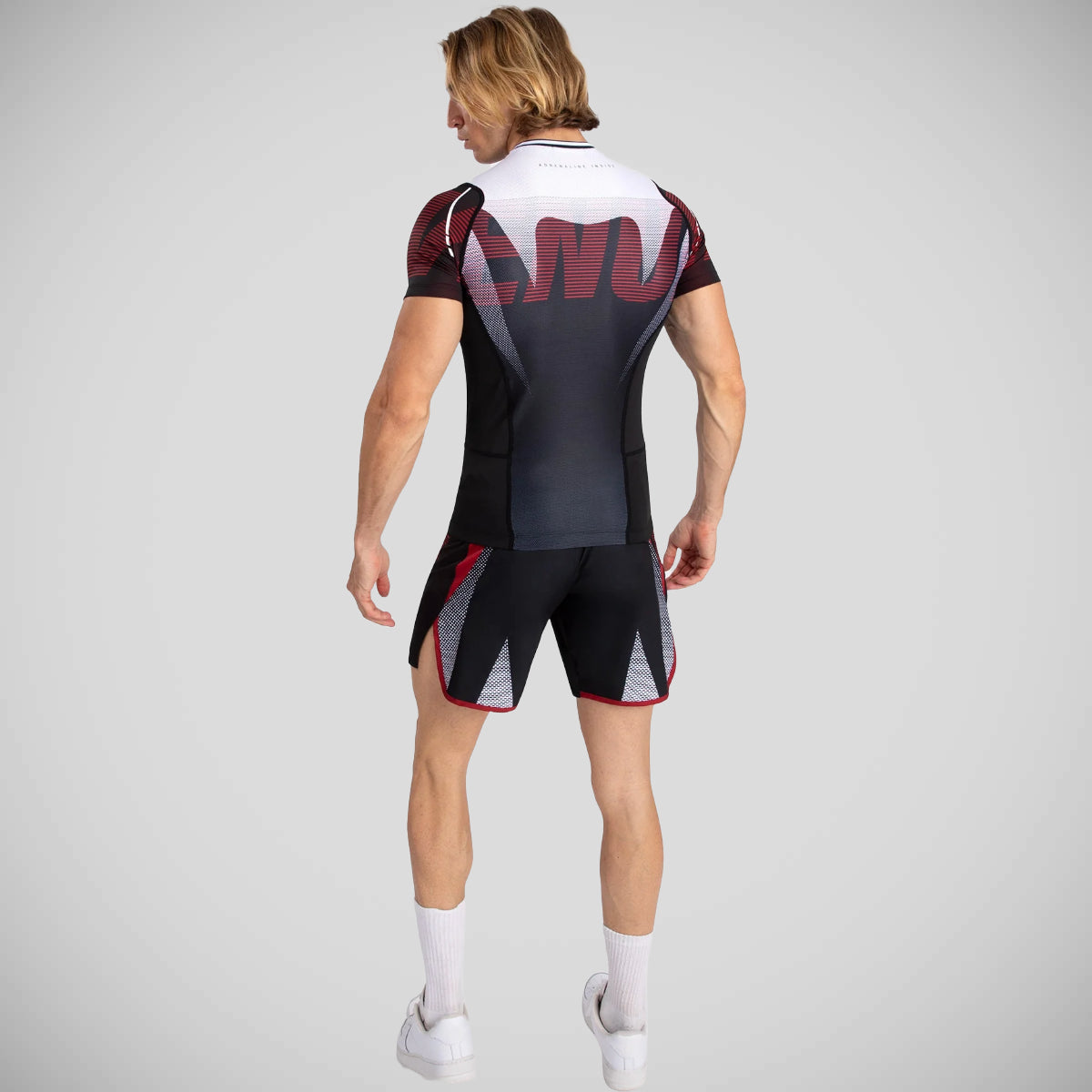 Venum Adrenaline Short Sleeve Rash Guard Black/Red