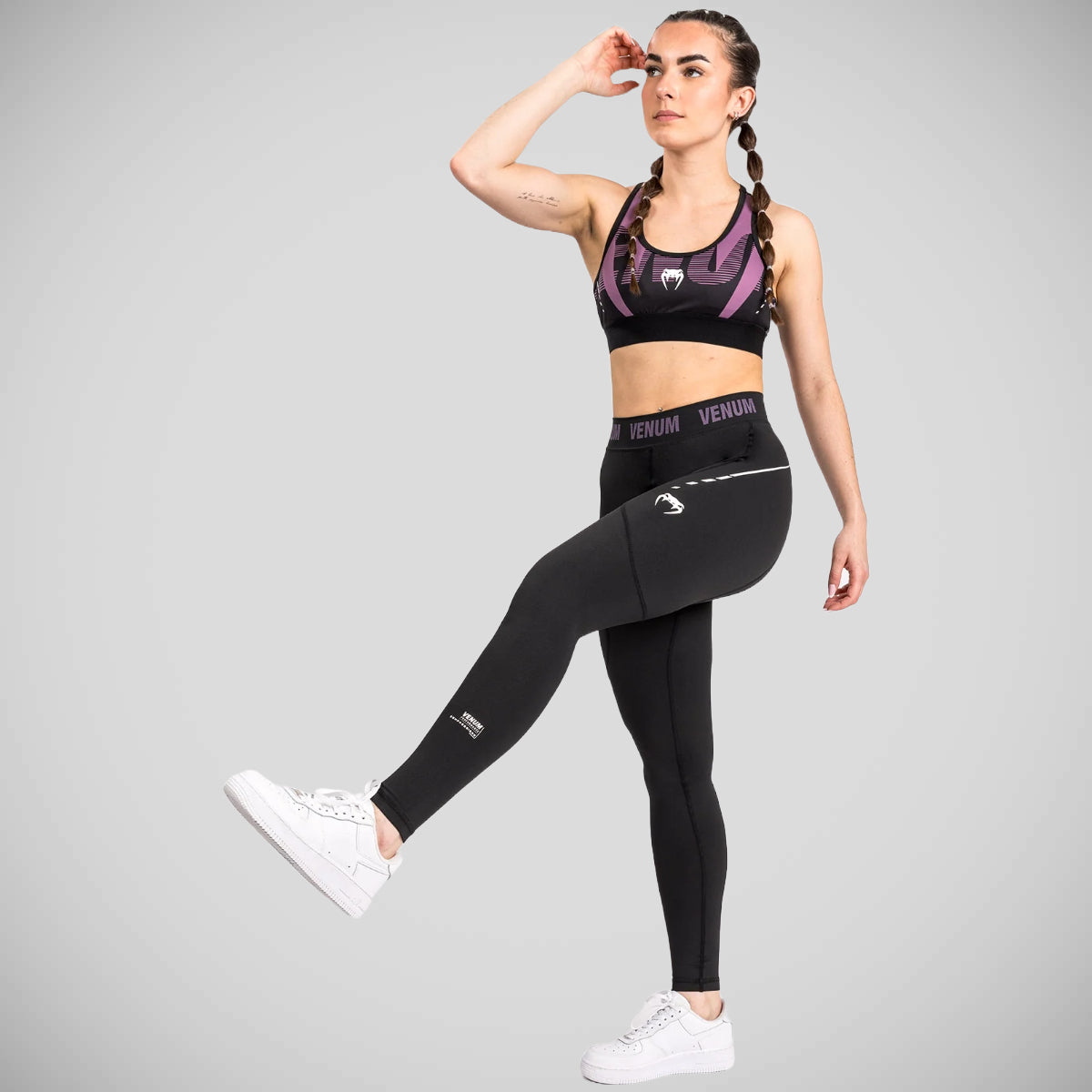 Venum Adrenalin -Frauen -Leggings schwarz/lila
