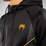 Venum Leichtathletik rippte Hoodie Schwarz/Gold