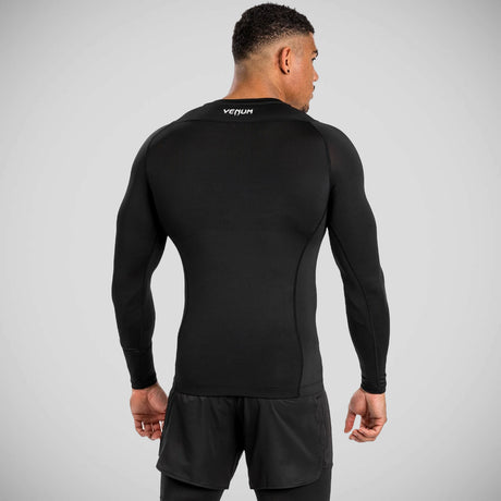 Venum Attack Long Sleeve Rash Guard Black/Grey