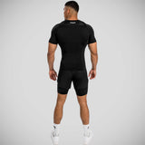 Venum Attackera kort ärm Rash Guard Black/Gray