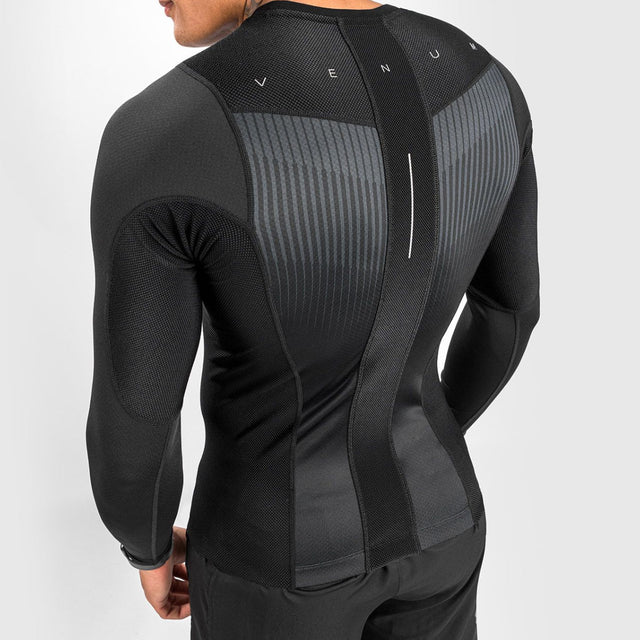 Venum Biomecha Long Sleeve Rash Guard Black/Grey