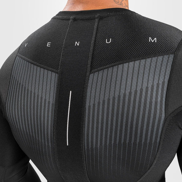 Venum Biomecha Long Sleeve Rash Guard Black/Grey