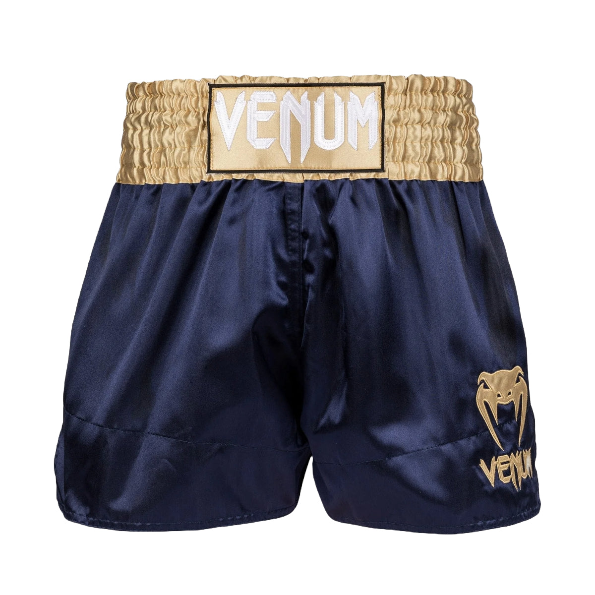 Venum Klassiker Muay Thai Shorts Marine/Gold