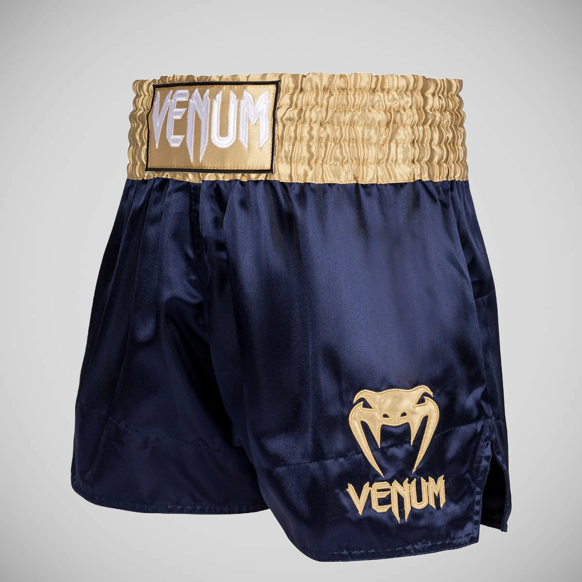 Venum Klassiker Muay Thai Shorts Marine/Gold