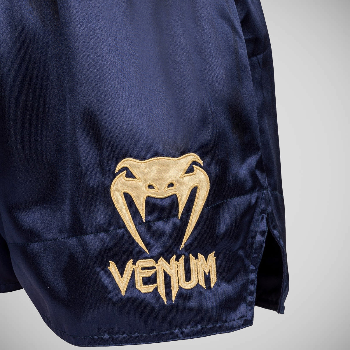 Venum Classic Muay Thai Shorts Navy/Gold