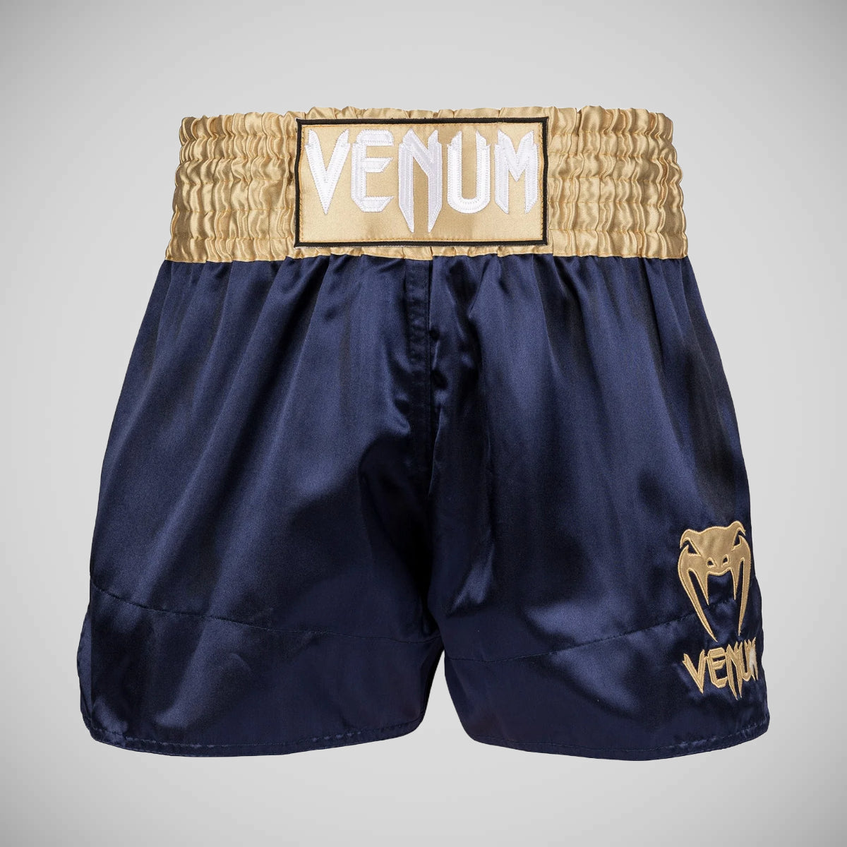 Venum Klassiker Muay Thai Shorts Marine/Gold
