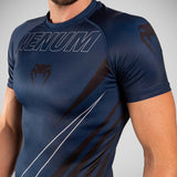 Granatowo-czarny Rash Guard Venum Contender 5.0 z krótkim rękawem